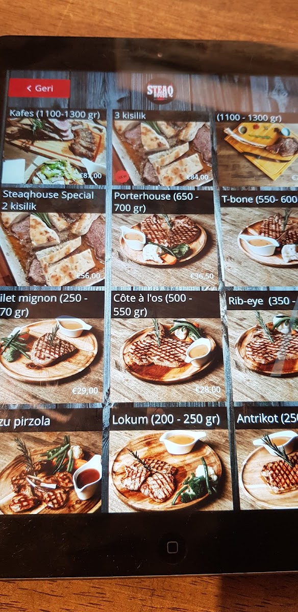 Menu - Steaqhouse photo 4